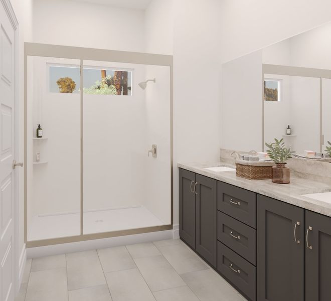 Furnished interior view inside a new home in Willows at Bella Vista Farms, San Tan Valley (Image 15).