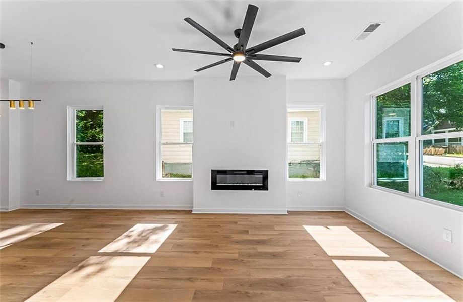 Spacious, unfurnished interior of a new home in , East Point (Image 38). Spacious, unfurnished interior of a new home in , East Point (Image 38).