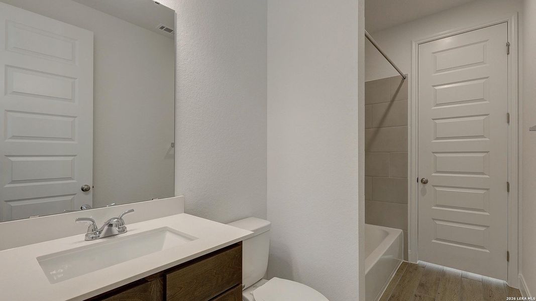 Furnished interior view inside a new home in Kallison Ranch, San Antonio (Image 8). Furnished interior view inside a new home in Kallison Ranch, San Antonio (Image 8).