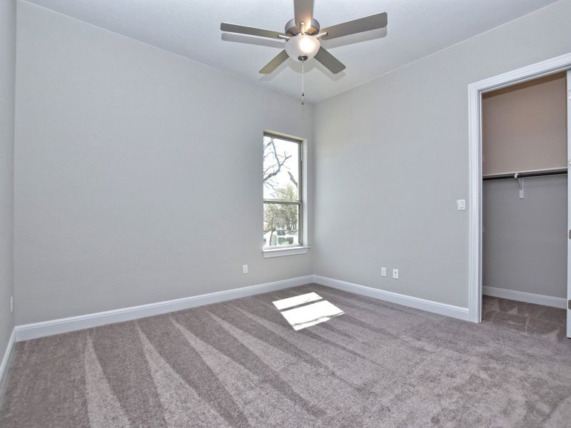 Representative unfurnished interior of a home built from the Siena III by Giddens Homes in Clearwater Ranch, Liberty Hill (Image 246).