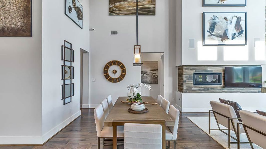 Furnished interior view inside a new home in Avalon at Cypress, Cypress (Image 26).