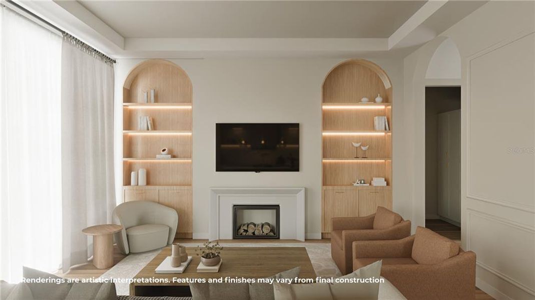 Furnished interior view inside a new home in , Winter Park (Image 7).