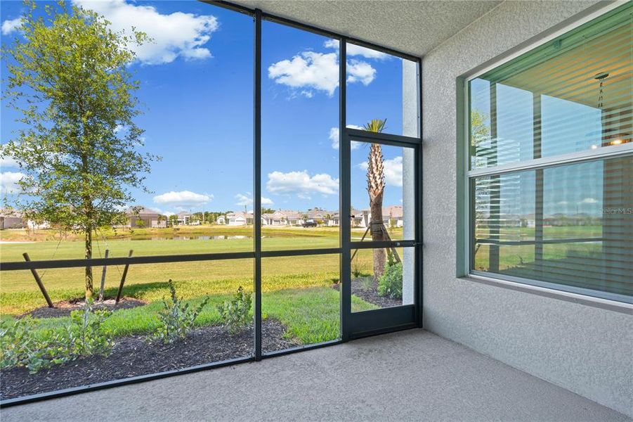 Exterior details and patio area of a home in Calusa Country Club, Lakewood Ranch (Image 36).