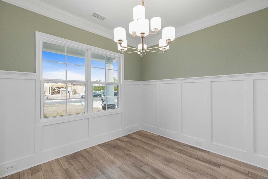 Representative unfurnished interior of a home built from the Clayton by Caviness & Cates Communities in Bartlett Manor, Youngsville (Image 106).