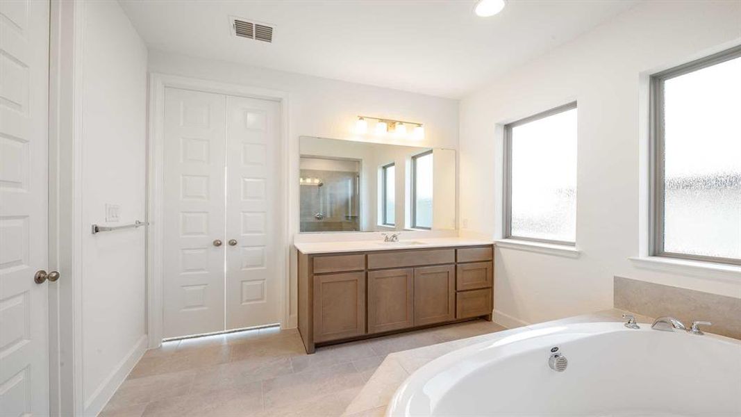 Furnished interior view inside a new home in Devonshire, Forney (Image 11).