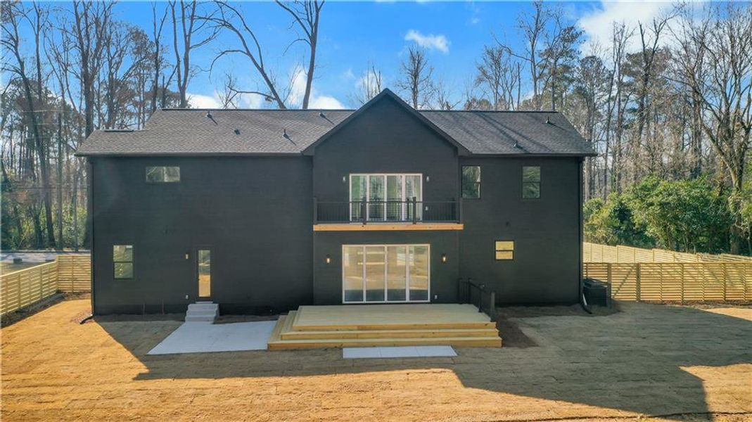 Exterior details and patio area of a home in , Atlanta (Image 32). Exterior details and patio area of a home in , Atlanta (Image 32).