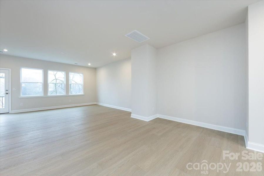 Living Room and Dining Space