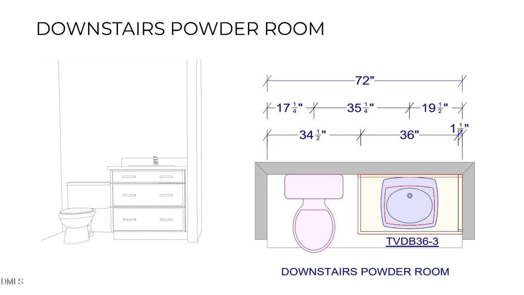 Downstairs Powder Room Downstairs Powder Room
