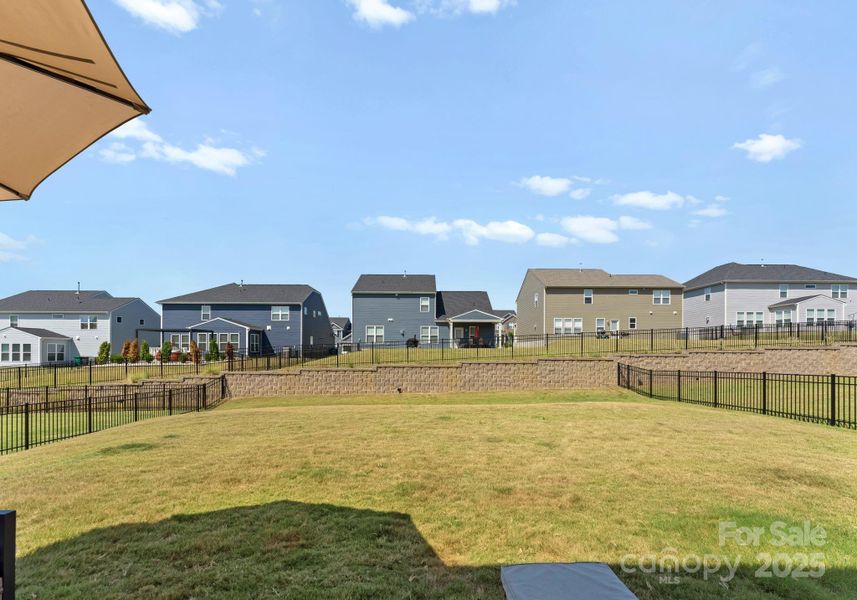 Fenced Backyard Fenced Backyard