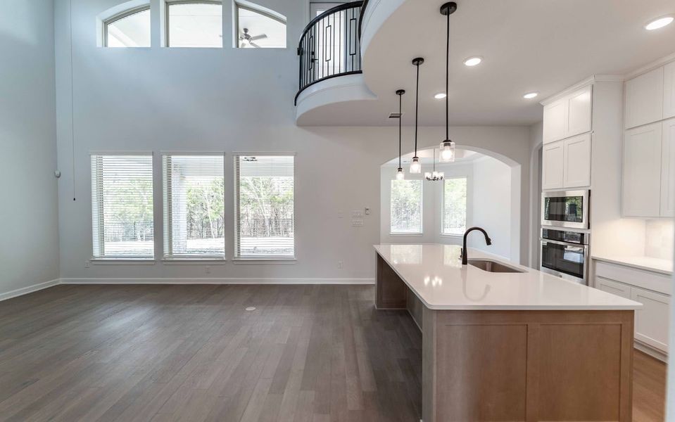 Furnished interior view inside a new home in Heath Golf & Yacht Club, Heath (Image 4). Furnished interior view inside a new home in Heath Golf & Yacht Club, Heath (Image 4).