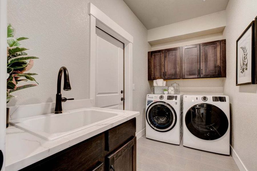 Laundry Room - Not actual Home - Finishes May Vary