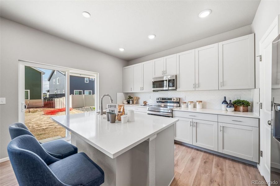 Furnished interior view inside a new home in , Aurora (Image 7). Furnished interior view inside a new home in , Aurora (Image 7).