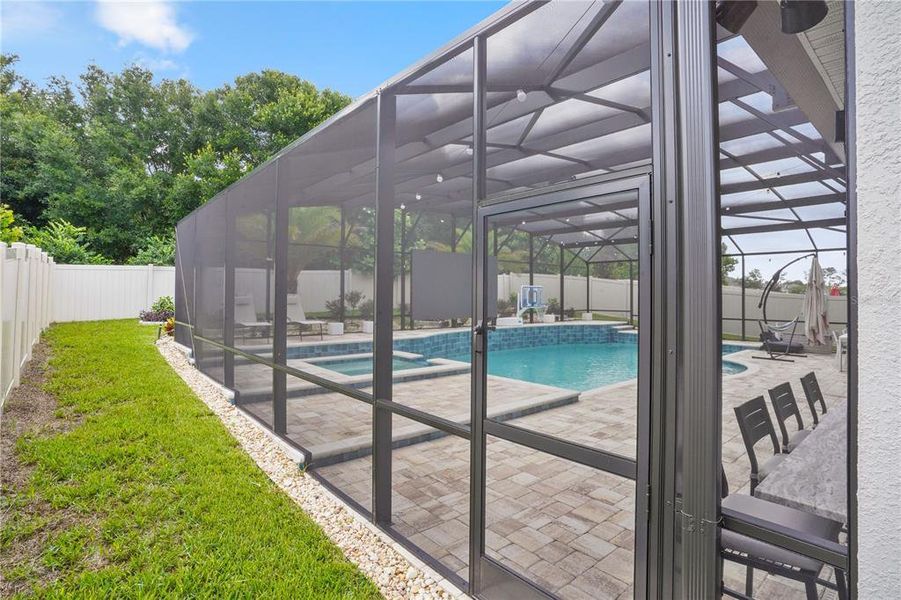 Exterior details and patio area of a home in Winding Meadows, Apopka (Image 31).