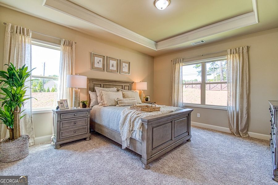 Furnished interior view inside a new home in Millstone at Mundy Mill, Gainesville (Image 16). Furnished interior view inside a new home in Millstone at Mundy Mill, Gainesville (Image 16).