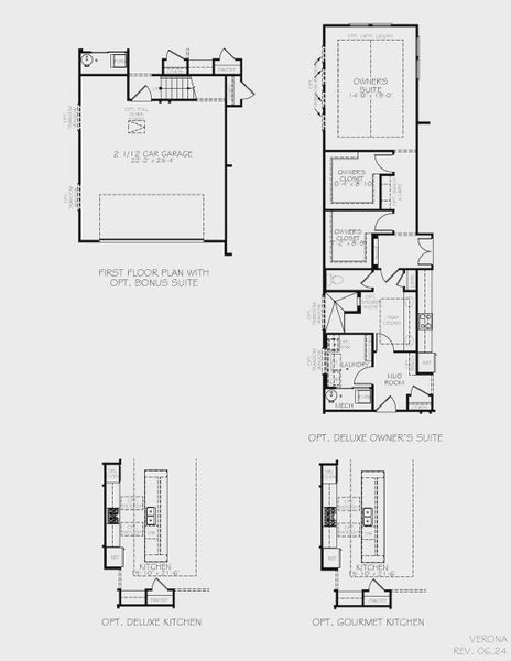 2D floor plan layout for the Verona by Epcon Communities in The Courtyards at Oak Grove, Durham, NC (Image 6). 2D floor plan layout for the Verona by Epcon Communities in The Courtyards at Oak Grove, Durham, NC (Image 6).