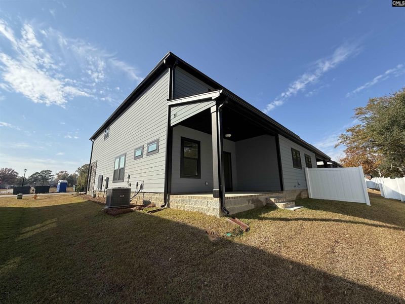 Exterior details and patio area of a home in Dunbar Village, Cayce (Image 30).