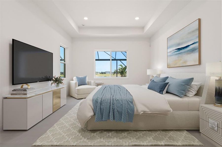 Furnished interior view inside a new home in , Sarasota (Image 8).