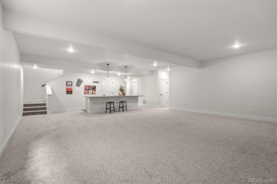 Furnished interior view inside a new home in Wolf Ranch - Enclave Collection, Colorado Springs (Image 8).