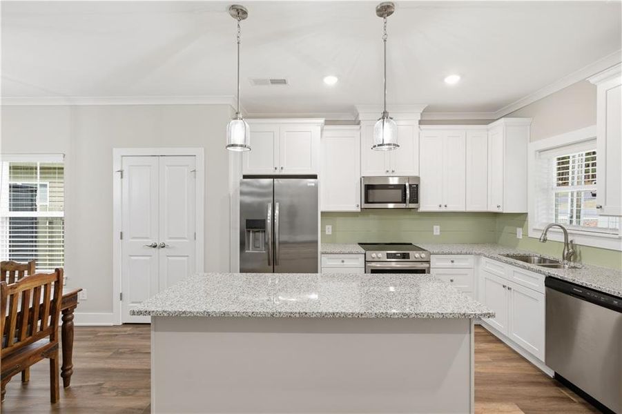 Furnished interior view inside a new home in , Waleska (Image 7). Furnished interior view inside a new home in , Waleska (Image 7).