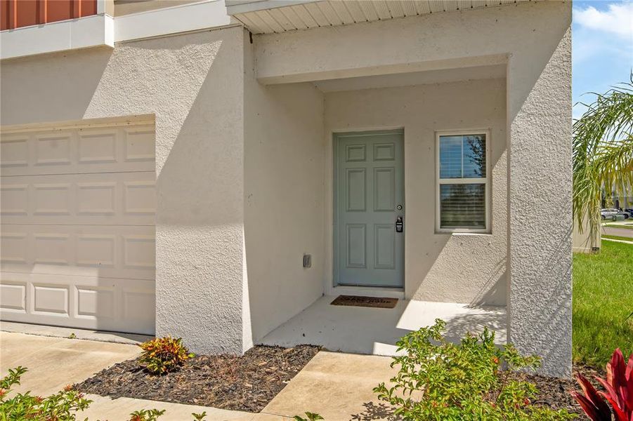 Exterior details and patio area of a home in Crosswind Point, Parrish (Image 3). Exterior details and patio area of a home in Crosswind Point, Parrish (Image 3).