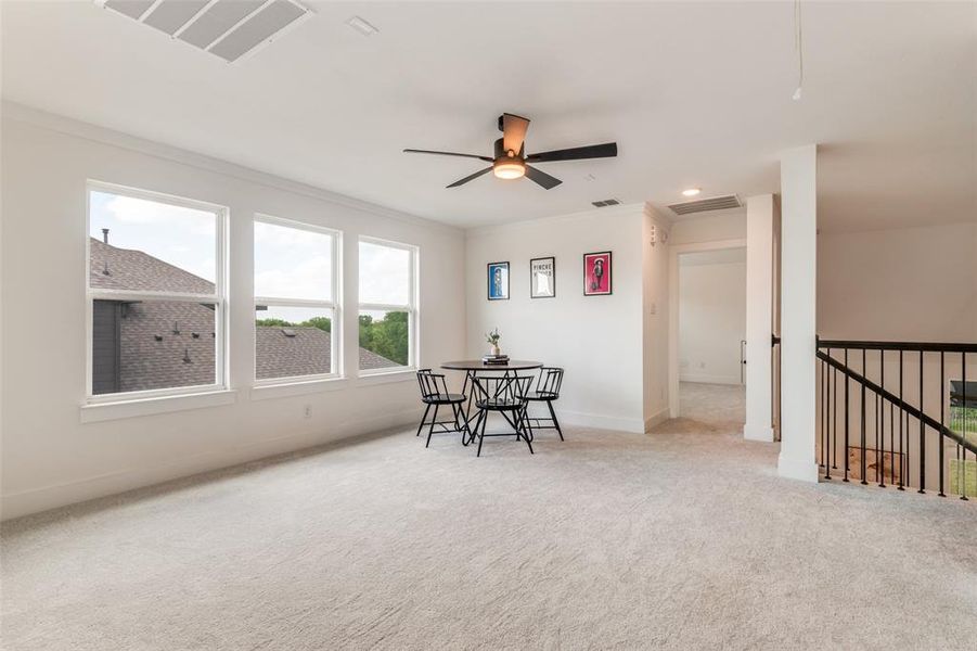 Furnished interior view inside a new home in , Fate (Image 18).