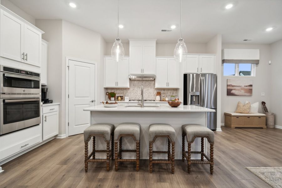 Furnished interior view inside a new home in Ridge at Sugar Creek, Indian Land (Image 9).
