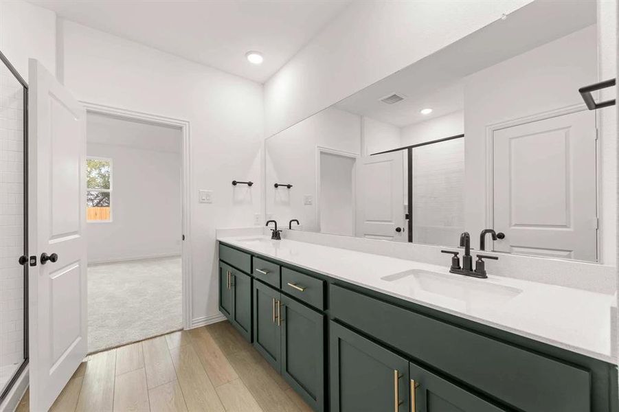 Furnished interior view inside a new home in Monticello Park, Princeton (Image 7).