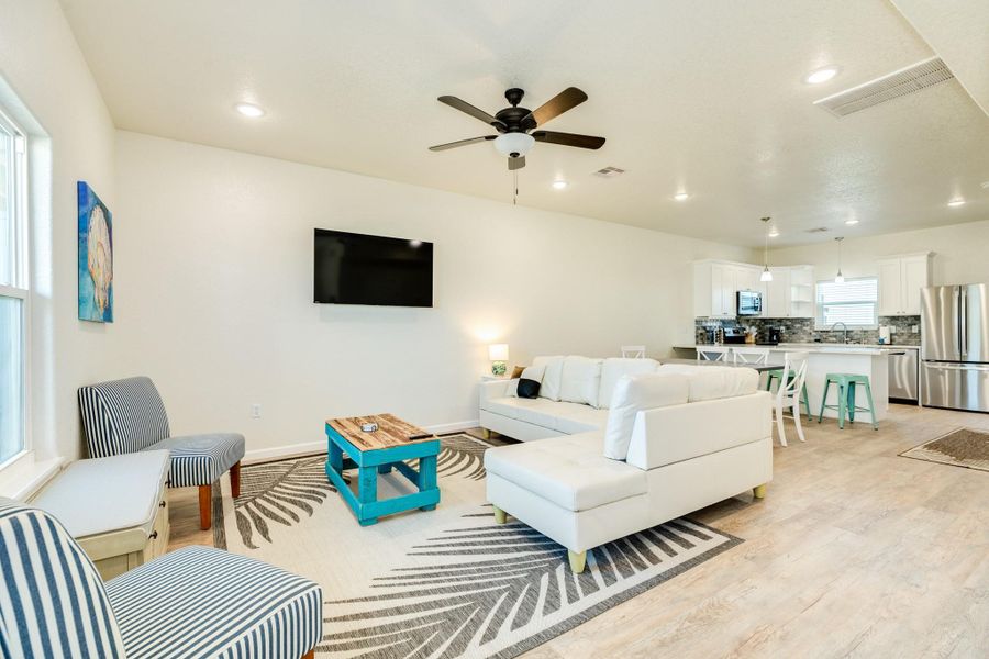 Furnished interior view inside a new home in , Surfside Beach (Image 6). Furnished interior view inside a new home in , Surfside Beach (Image 6).