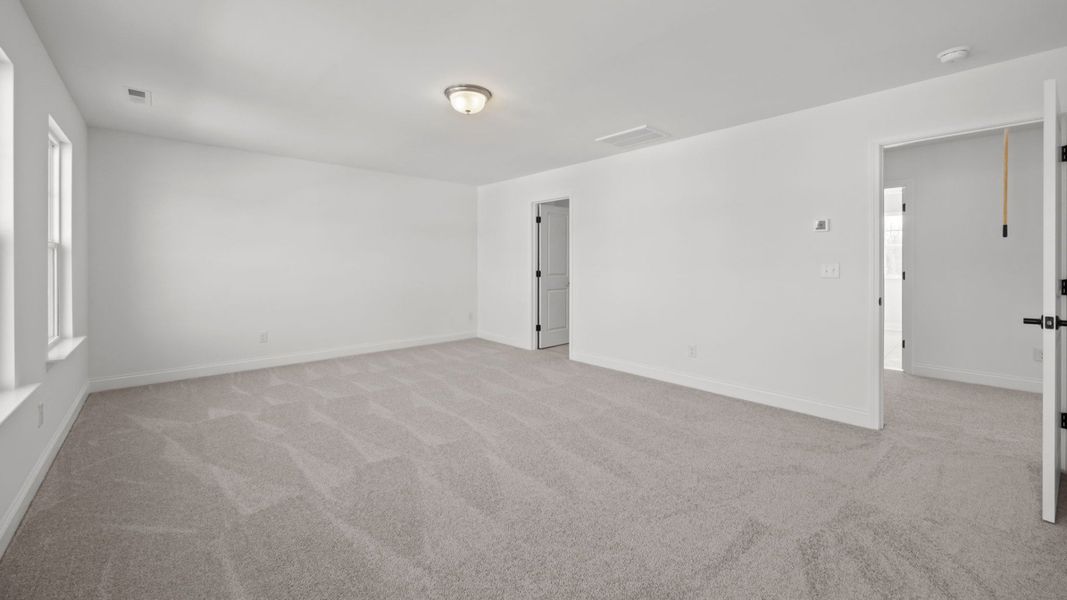 The Burton Plan by DRB homes at Lakeside Glen, in York SC - Primary Bedroom