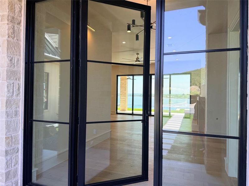 Exterior details and patio area of a home in , Graford (Image 23).