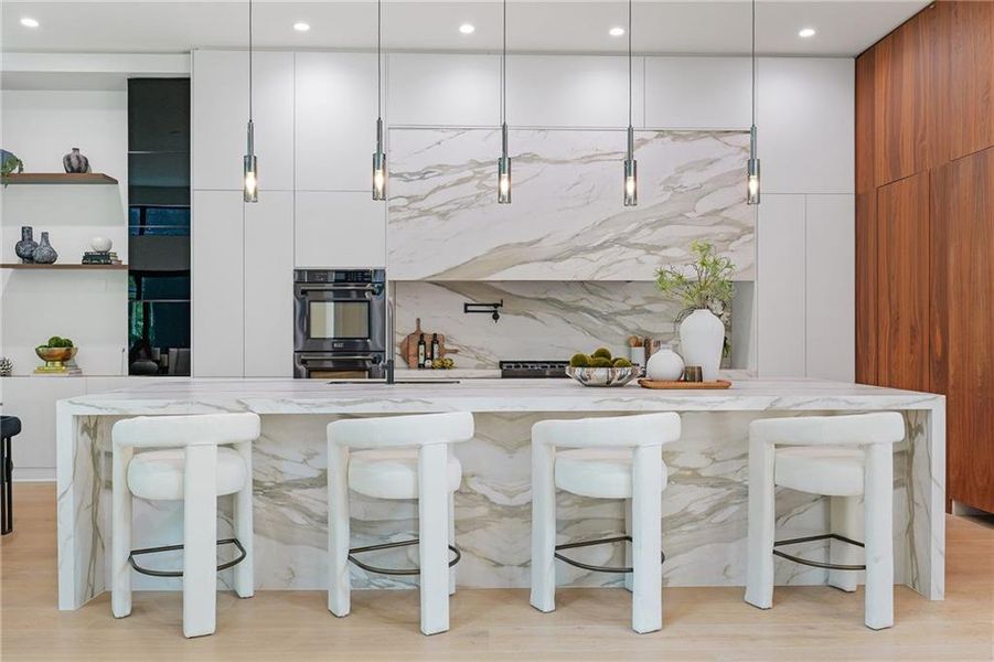 Furnished interior view inside a new home in , Atlanta (Image 28).