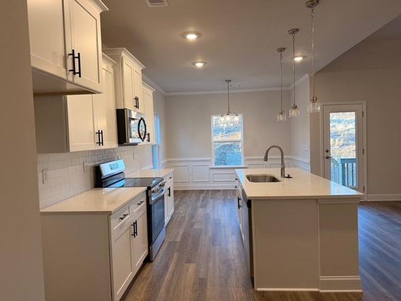 Furnished interior view inside a new home in Magnolia Villas, Cornelia (Image 6). Furnished interior view inside a new home in Magnolia Villas, Cornelia (Image 6).