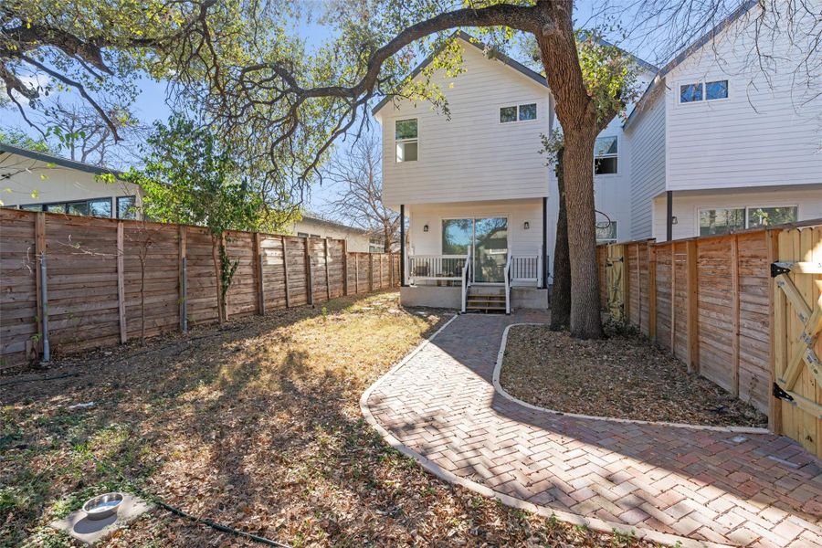 Exterior details and patio area of a home in , Austin (Image 23).