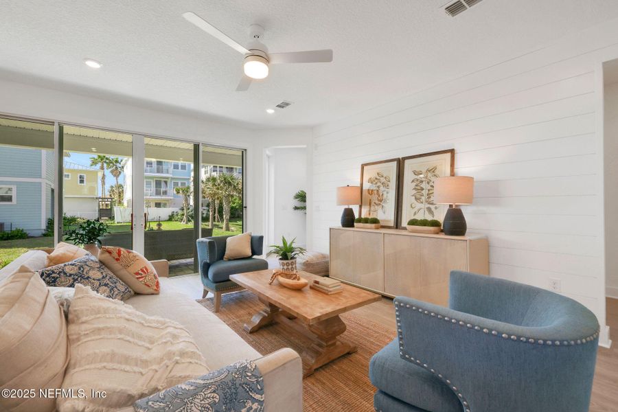 Furnished interior view inside a new home in Seaside Vista, St. Augustine (Image 46).