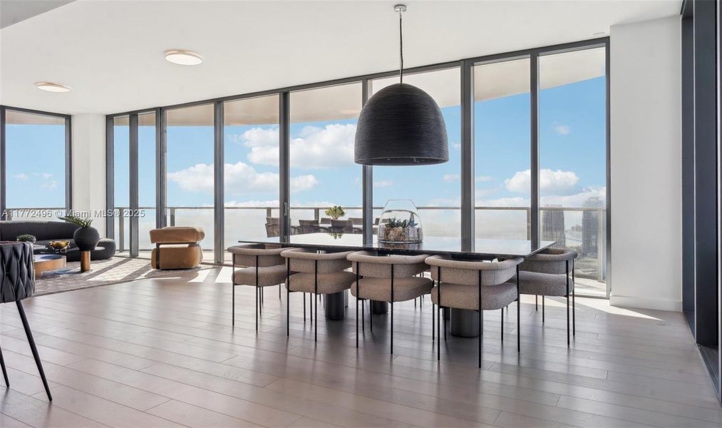 Furnished interior view inside a new home in , Miami Beach (Image 33).