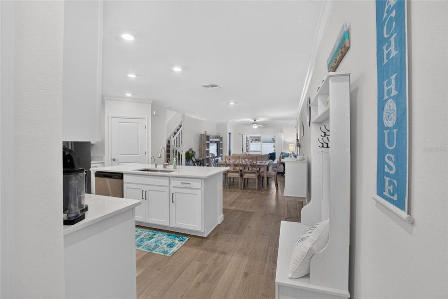 Furnished interior view inside a new home in Southshore Bay Active Adult, Wimauma (Image 10).