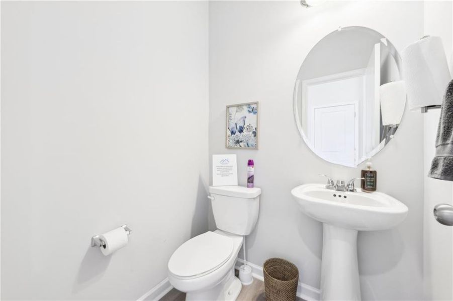 Furnished interior view inside a new home in The Hills at Cedar Creek, Winder (Image 42).