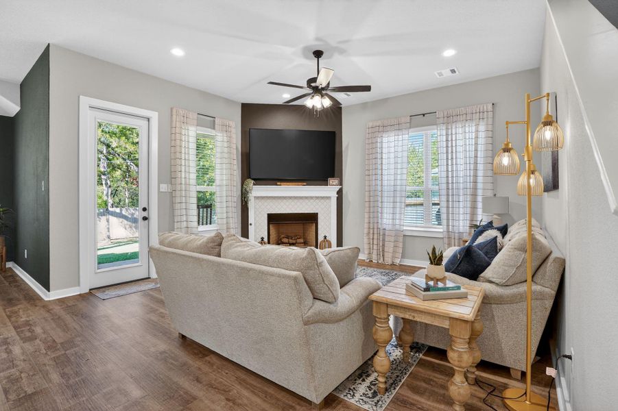Furnished interior view inside a new home in , College Station (Image 7).