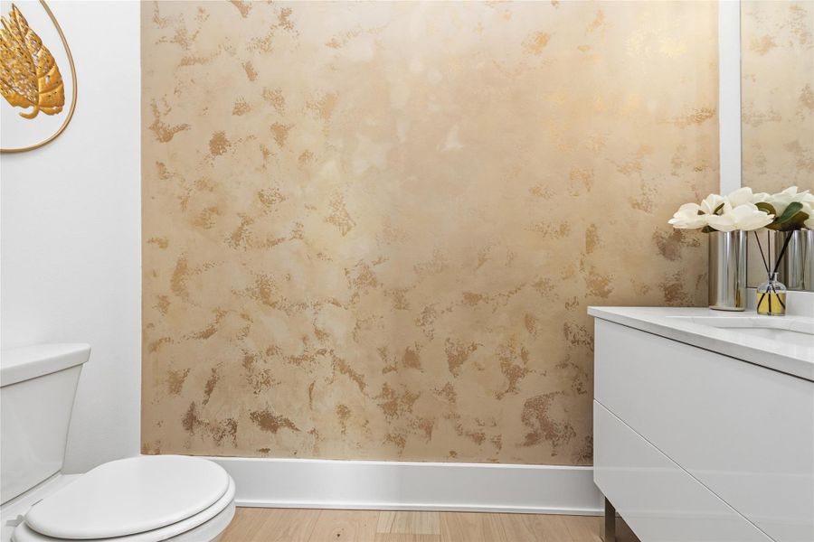 Close-up of interior finishes inside a home in , Houston (Image 20).
