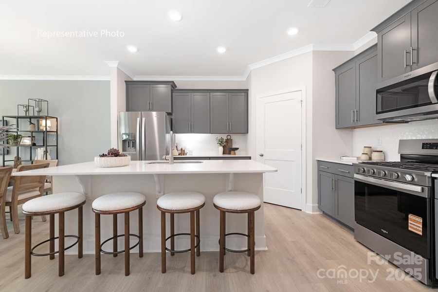 Furnished interior view inside a new home in Sanctuary at Southgate, Indian Trail (Image 5).