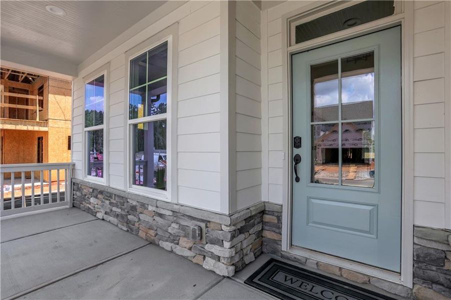 Furnished interior view inside a new home in Twin Lakes, Hoschton (Image 28). Furnished interior view inside a new home in Twin Lakes, Hoschton (Image 28).