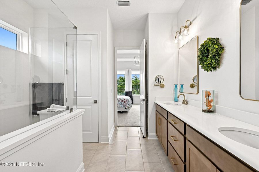 Furnished interior view inside a new home in SilverLeaf, St. Augustine (Image 46). Furnished interior view inside a new home in SilverLeaf, St. Augustine (Image 46).