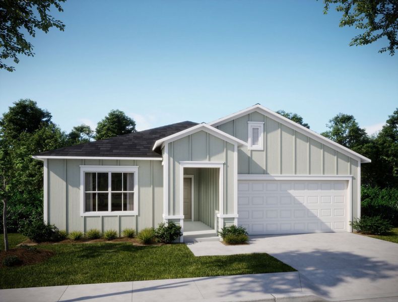 Representative exterior photo of a completed home built from the Maple by Maronda Homes in Bellview Pointe, Bellview, FL (Image 3).