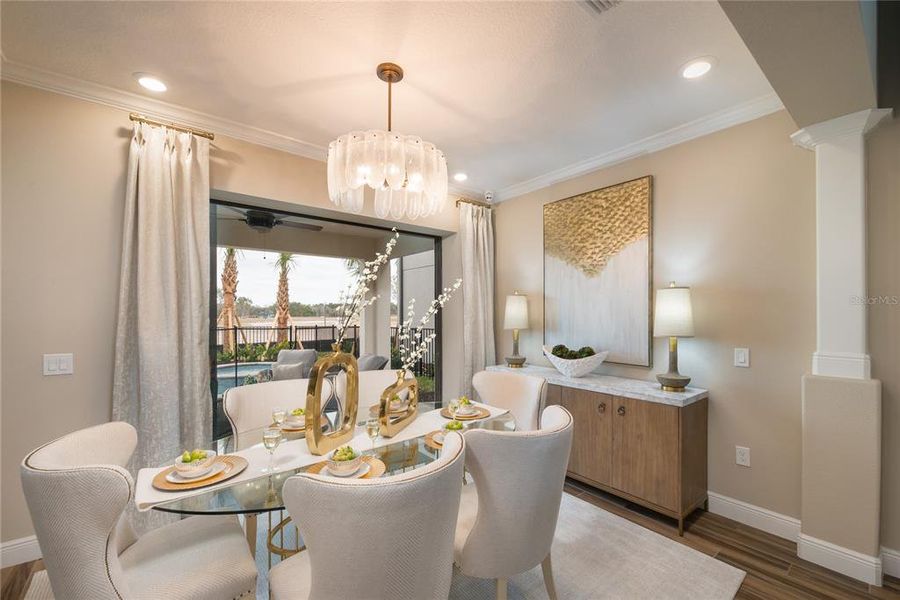 Furnished interior view inside a new home in Lochside, Mount Dora (Image 8).