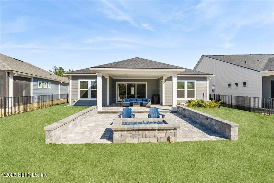Exterior details and patio area of a home in , St. Johns (Image 3).