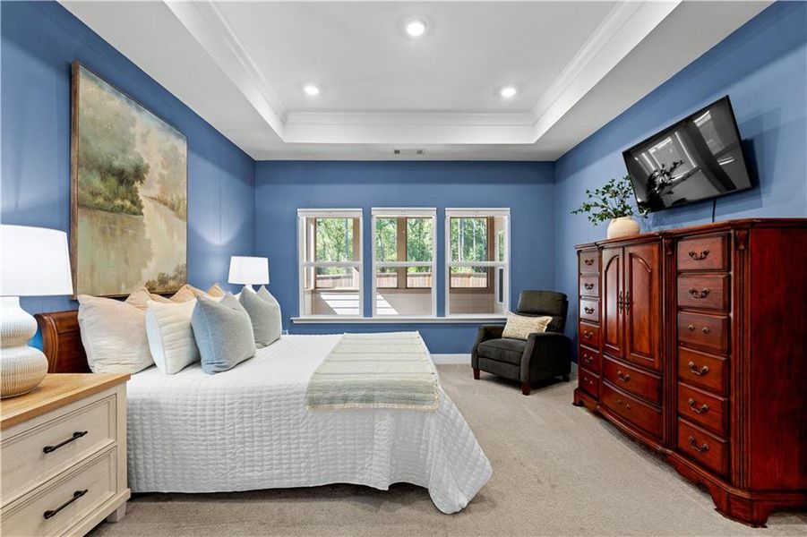 Furnished interior view inside a new home in Candleberry Place, Sharpsburg (Image 35).