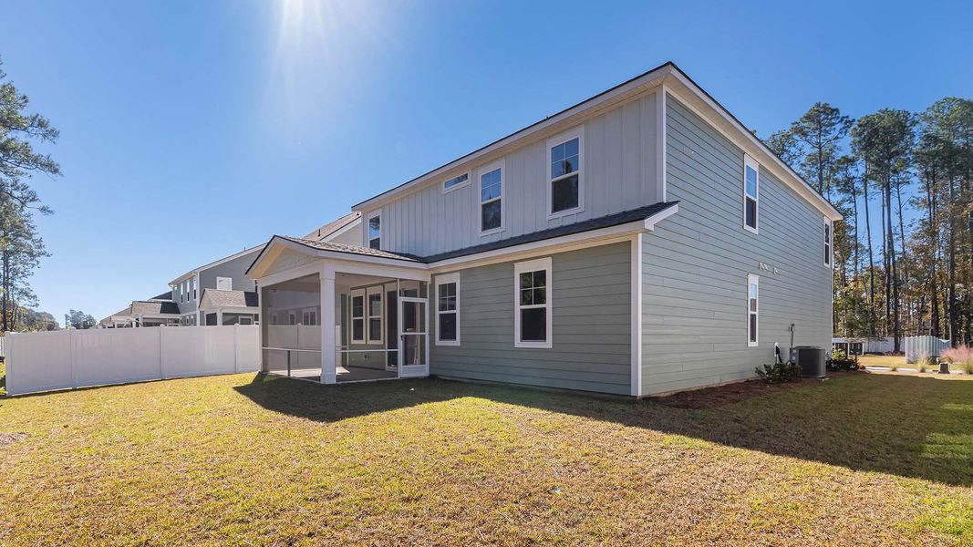 Exterior details and patio area of a home in Eden Springs, Longs (Image 4).