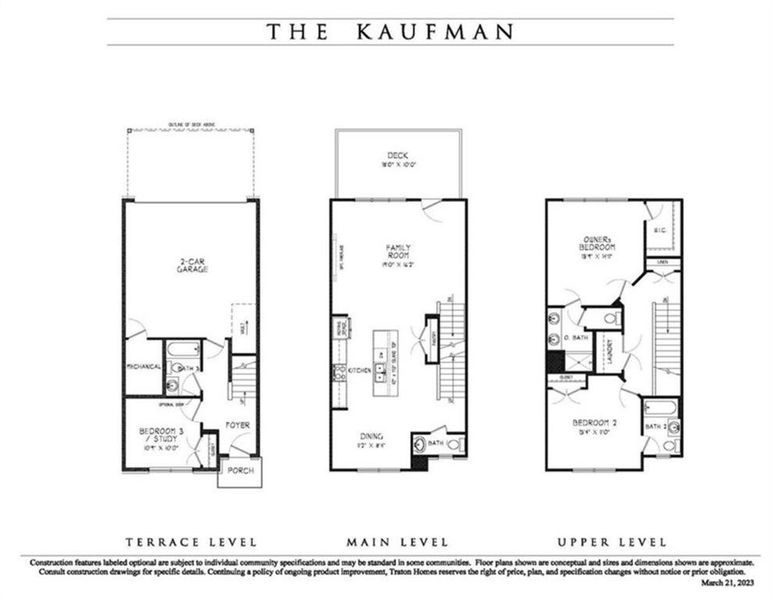 2D floor plan layout of this home in Wilkins Walk, Mableton, GA (Image 5).