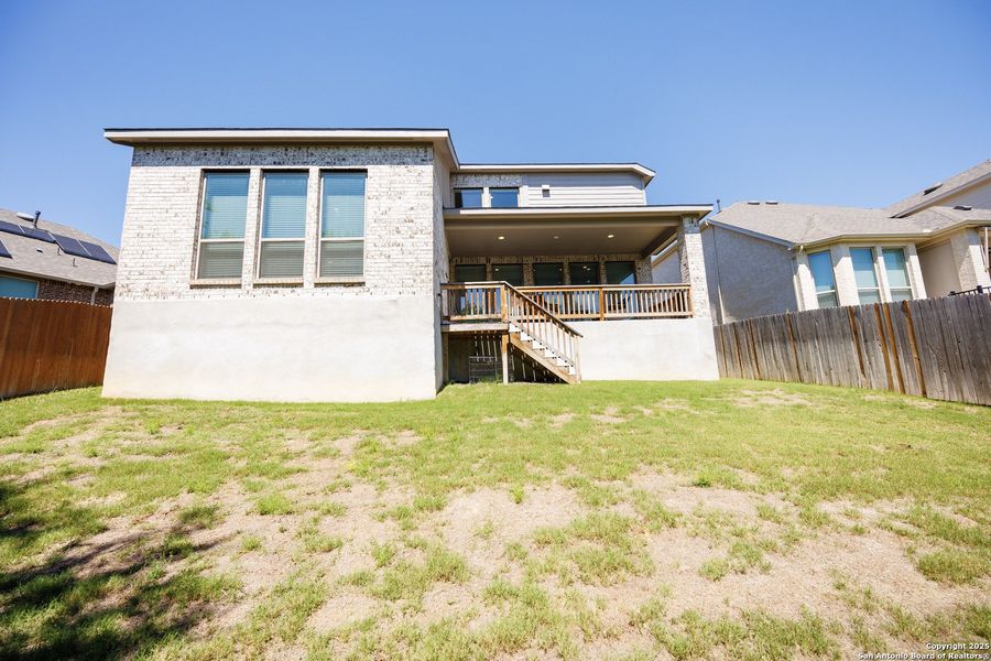 Front exterior of a new home in Weston Oaks 55', San Antonio, TX, highlighting curb appeal (Image 25). Front exterior of a new home in Weston Oaks 55', San Antonio, TX, highlighting curb appeal (Image 25).