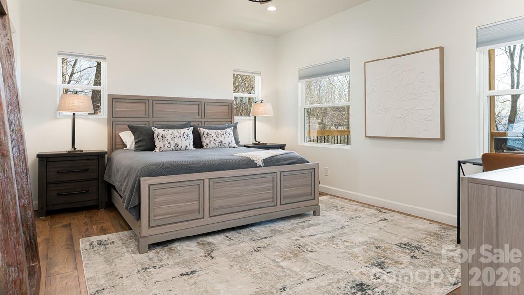 Furnished interior view inside a new home in , Waynesville (Image 10).